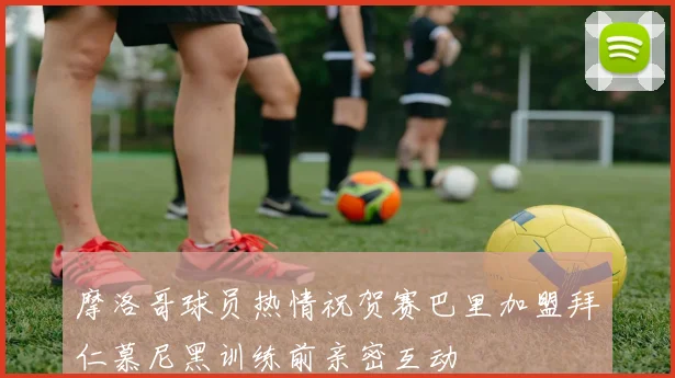 摩洛哥球员热情祝贺赛巴里加盟拜仁慕尼黑训练前亲密互动